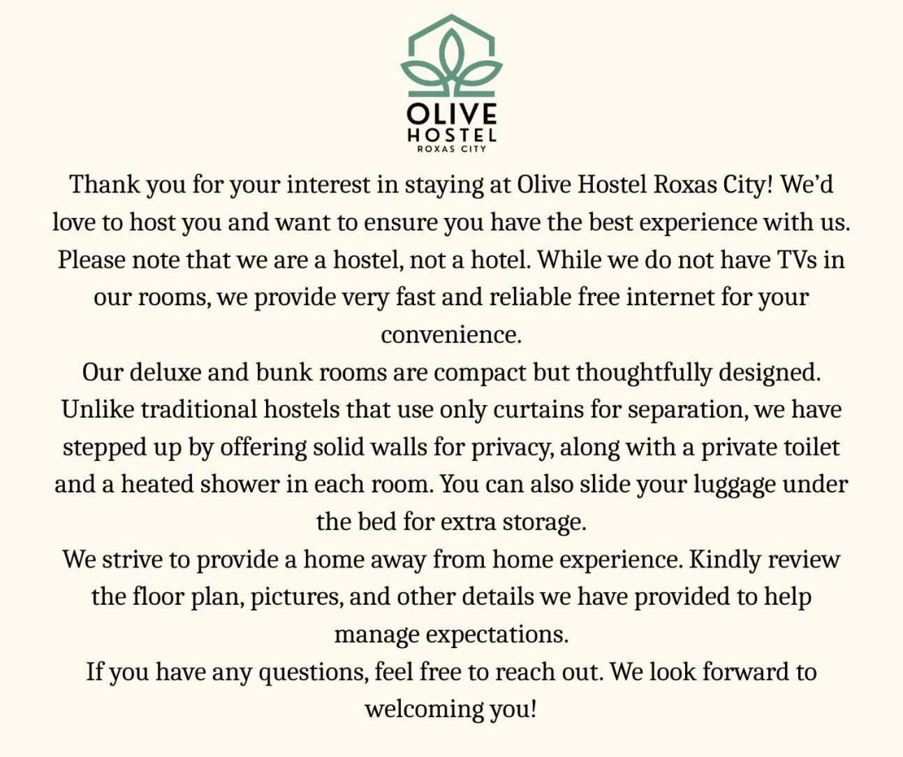 Olive Hostel Roxas City Exteriér fotografie